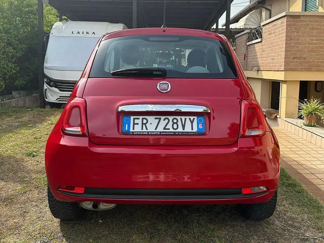 Usata Fiat 500 Pop 69 CV (50 kW) 2018 Rosso Utilitaria