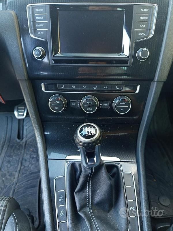 Usata VW Golf VII GTD 184 CV (135 kW) 2015 Nero Berlina
