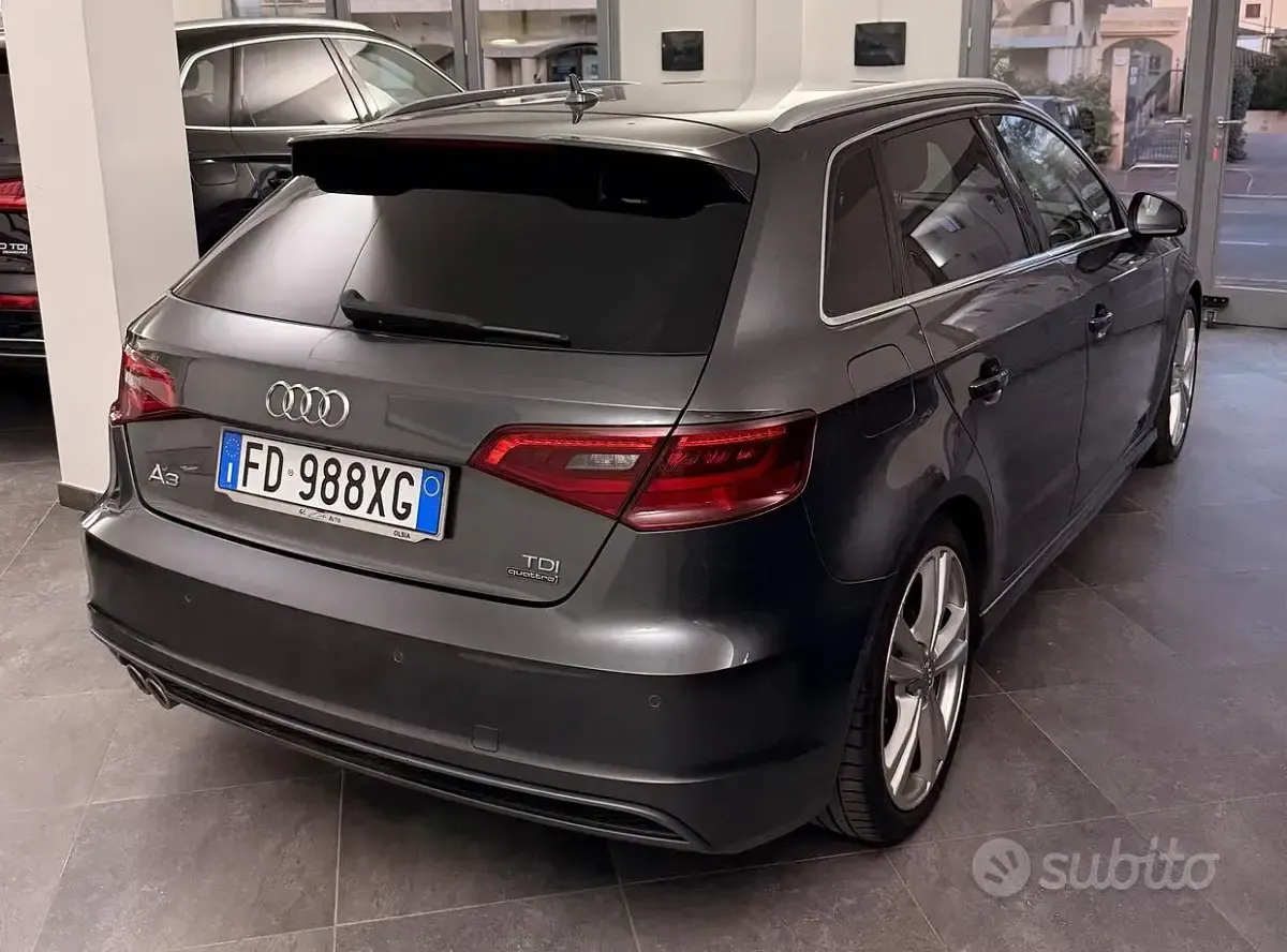Usata Audi A3 S-Line 184 CV (135 kW) 2016 Grigio Berlina