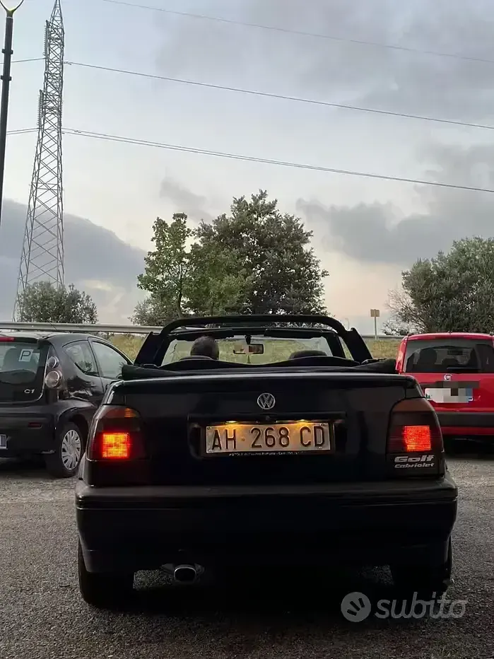 Usata VW Golf Cabriolet 1995 Nero Cabrio