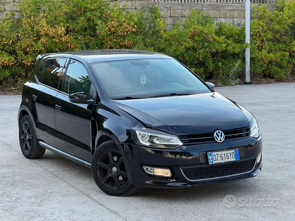 Usata VW Polo 75 CV (55 kW) 2009 Nero Utilitaria