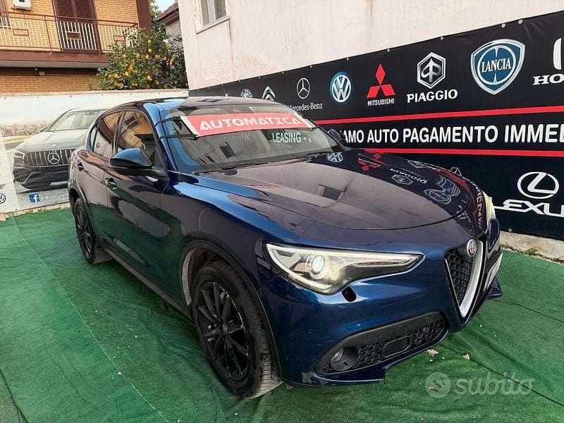 Usata Alfa Romeo Stelvio 180 CV (132 kW) 2018 Blu SUV