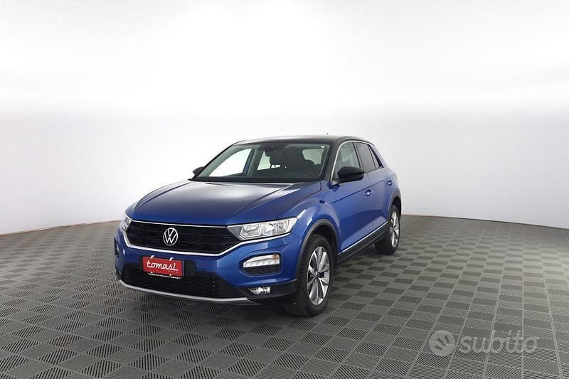 Usata VW T-Roc Style 110 CV (80 kW) 2021 Blu SUV