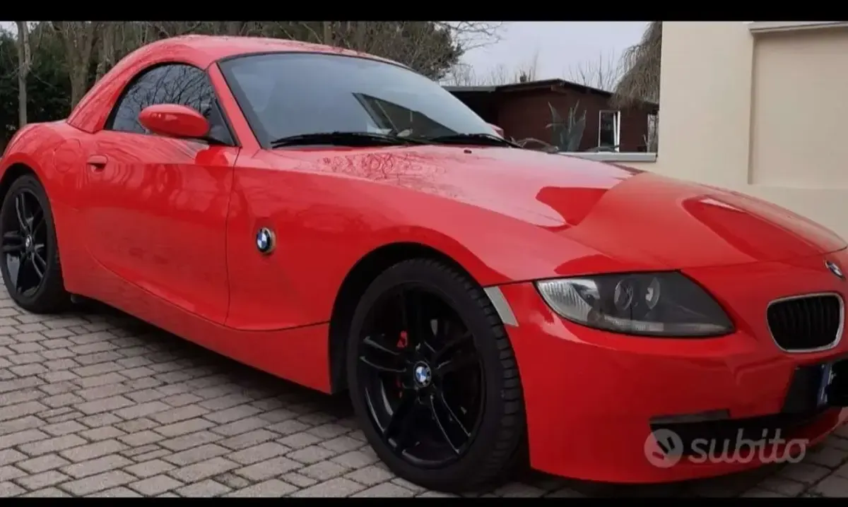 Usata BMW Z4 177 CV (130 kW) 2008 Rosso Cabrio