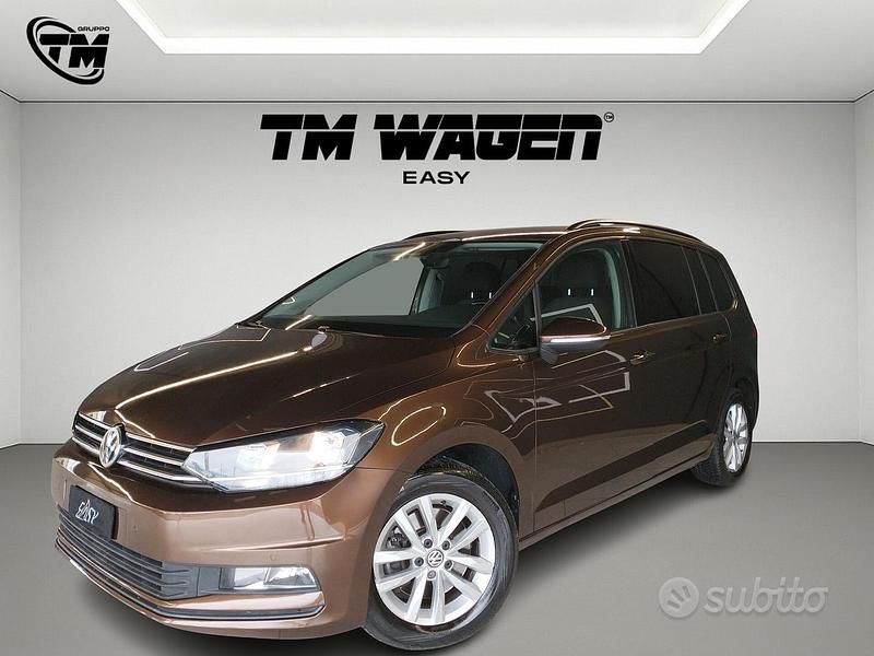 Usata VW Touran Comfortline 150 CV (110 kW) 2017 Marrone Monovolume