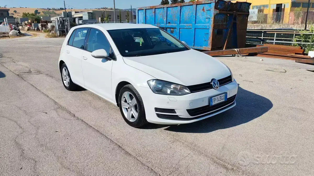 Usata VW Golf VII Highline 150 CV (110 kW) 2014 Bianco Berlina