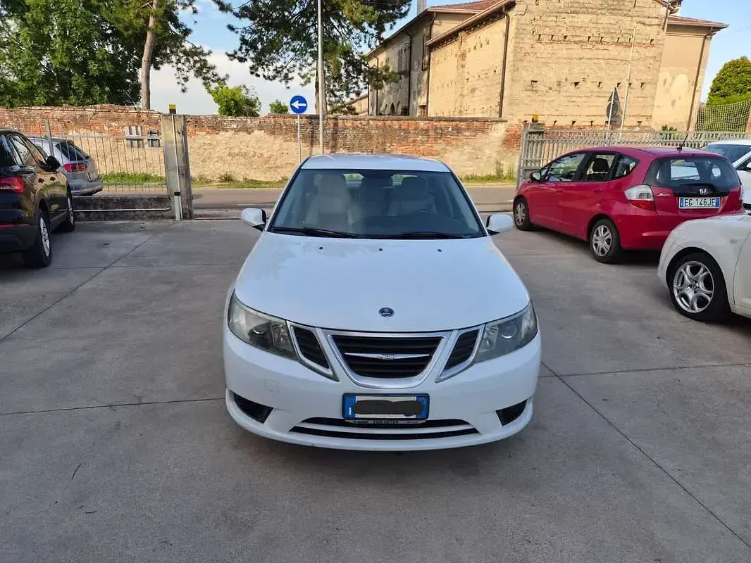 Usata Saab 9-3 Linear 179 CV (131 kW) 2009 Bianco Berlina