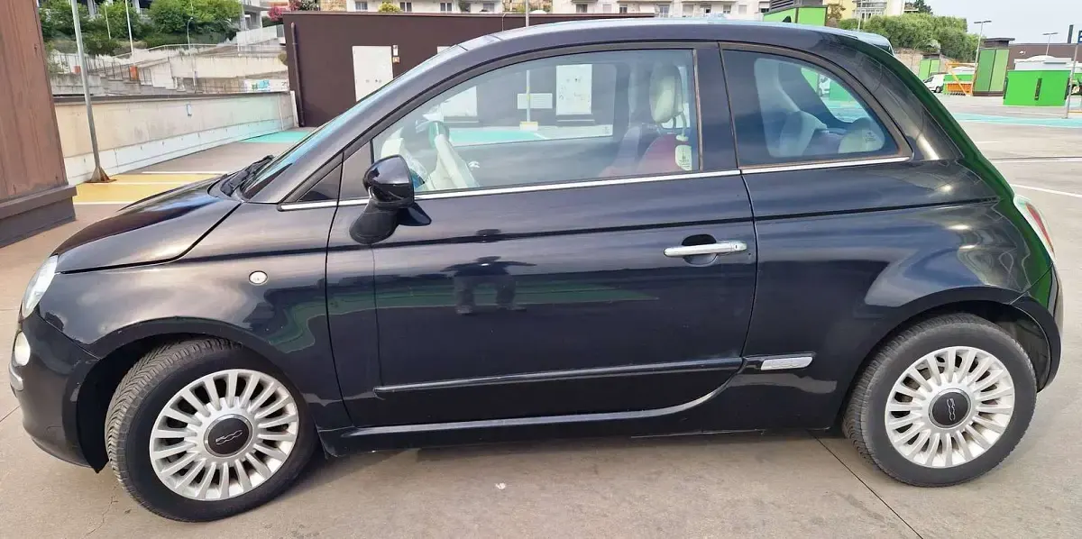 Usata Fiat 500 Lounge 86 CV (63 kW) 2012 Nero Utilitaria