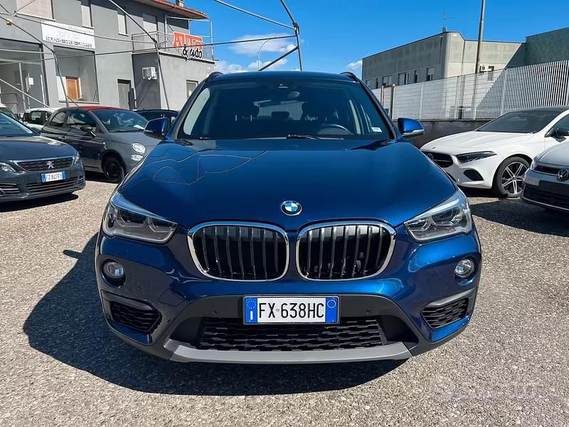 Usata BMW X1 Efficient Dynamics 150 CV (110 kW) 2019 Blu/azzurro SUV