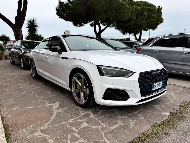 Usata Audi A5 Business 190 CV (139 kW) 2018 Bianco Coupé