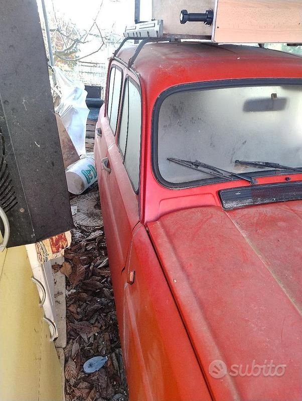 Usata Renault R4 1981 Rosso Berlina