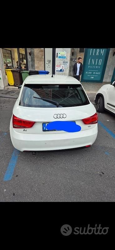 Usata Audi A1 90 CV (66 kW) 2012 Bianco Utilitaria