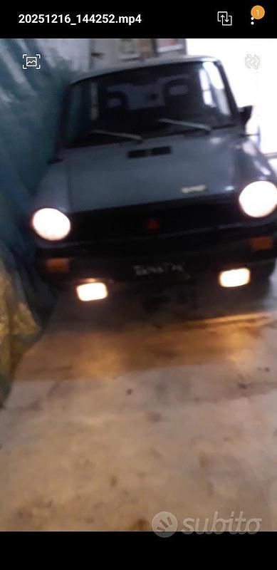 Usata Autobianchi A112 1982 Blu Utilitaria