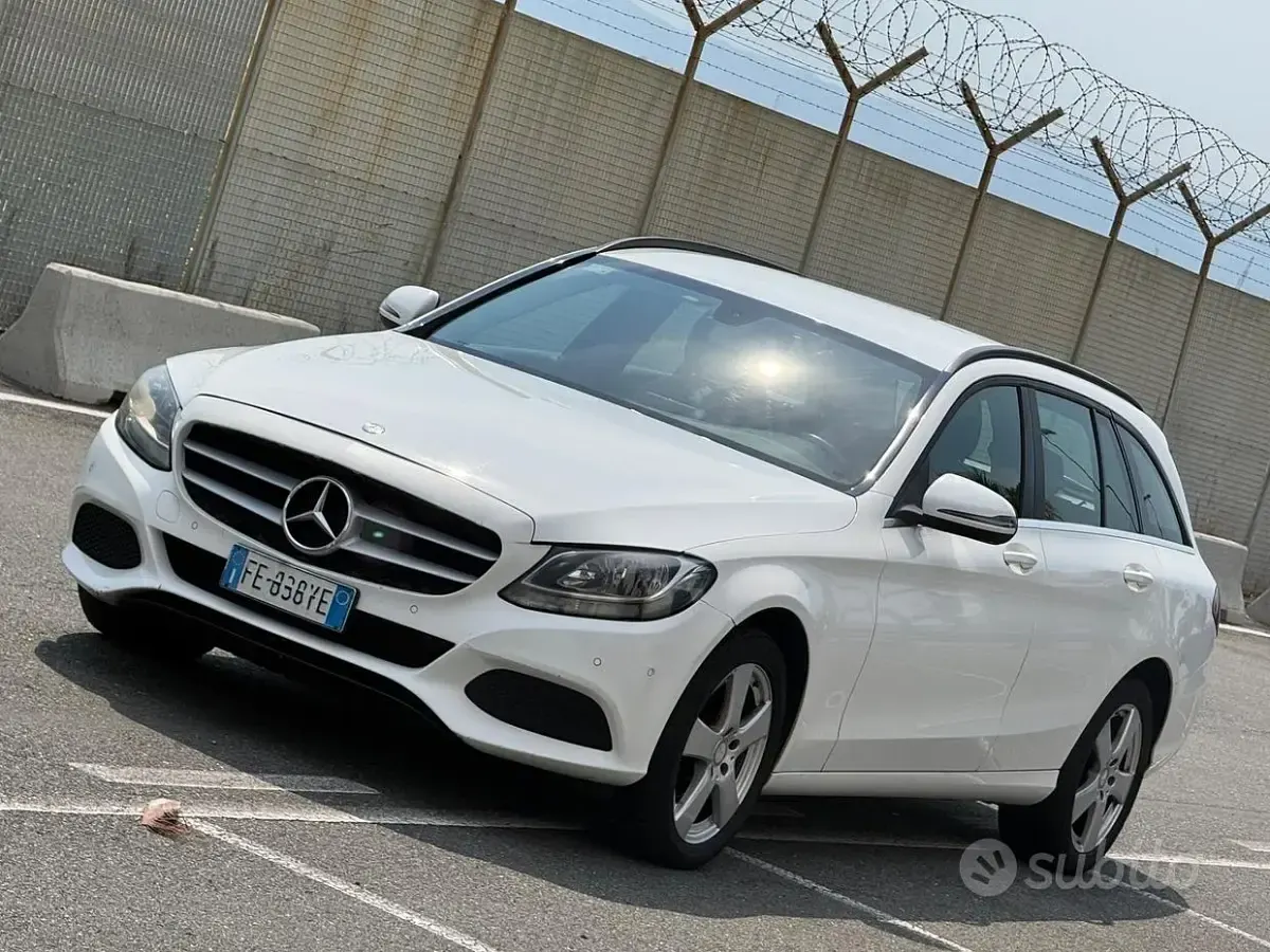 Usata Mercedes C180 116 CV (85 kW) 2016 Bianco Station wagon