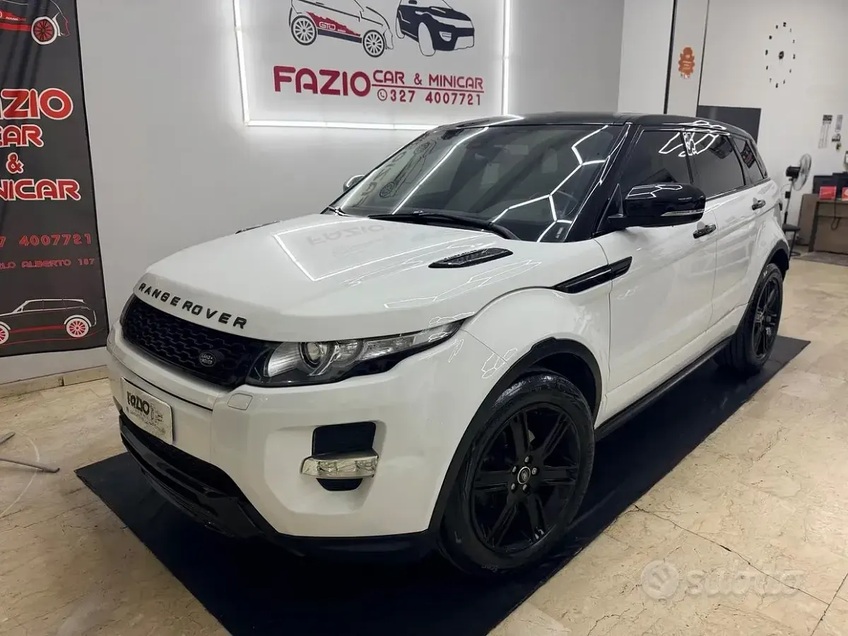 Usata Land Rover Range Rover evoque Dynamic 150 CV (110 kW) 2013 Bianco SUV