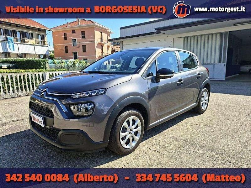Usata Citroën C3 Feel 83 CV (61 kW) 2022 Grigio Berlina