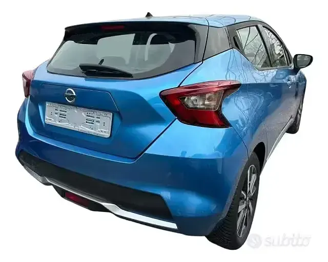 Usata Nissan Micra Acenta 71 CV (52 kW) 2017 Azzurro Utilitaria