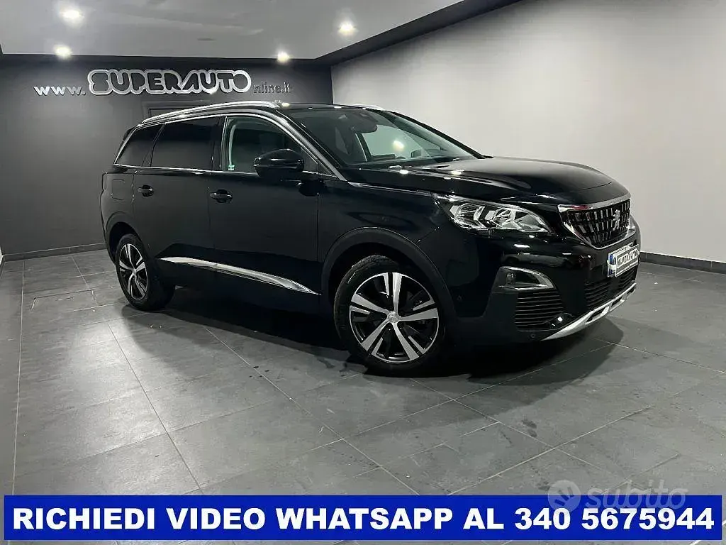 Usata Peugeot 5008 Allure 131 CV (96 kW) 2021 Nero SUV