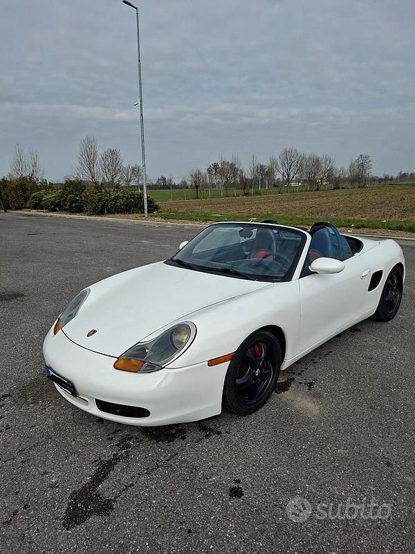 Usata Porsche 986 Boxster 1998 Bianco Cabrio