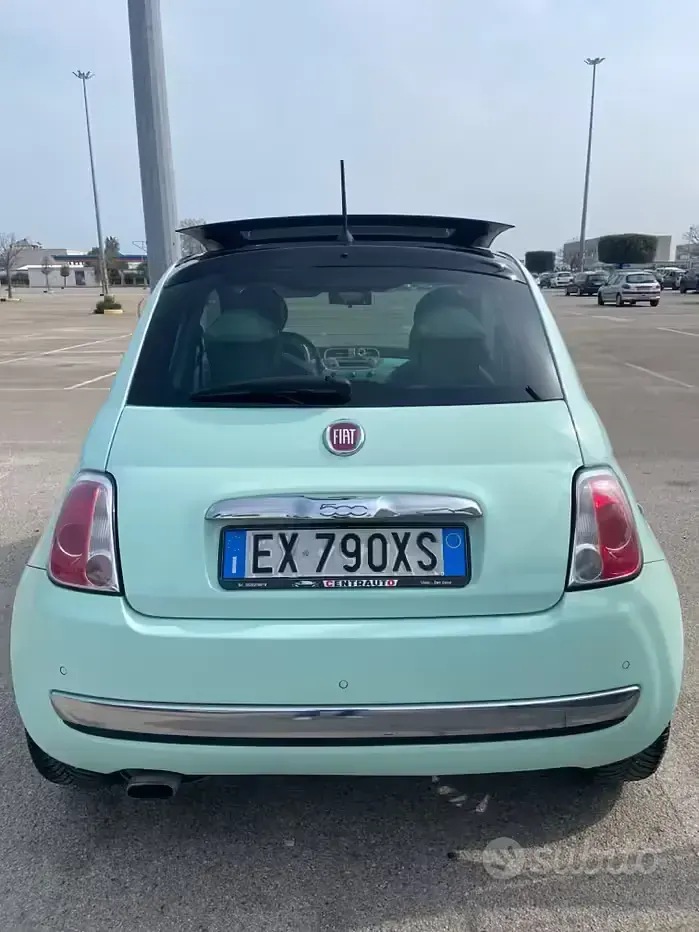Begagnad Fiat 500 69 HK (50 kW) 2015 Blå Sedan