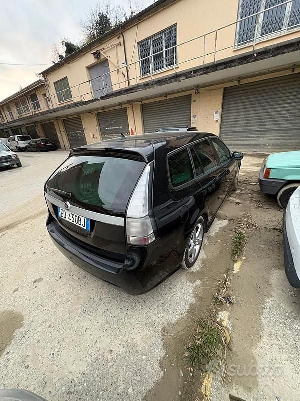 Usata Saab 9-3 Linear 160 CV (117 kW) 2010 Nero Station wagon