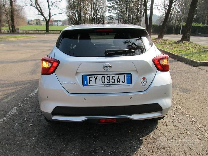 Usata Nissan Micra Acenta 71 CV (52 kW) 2019 Grigio Utilitaria