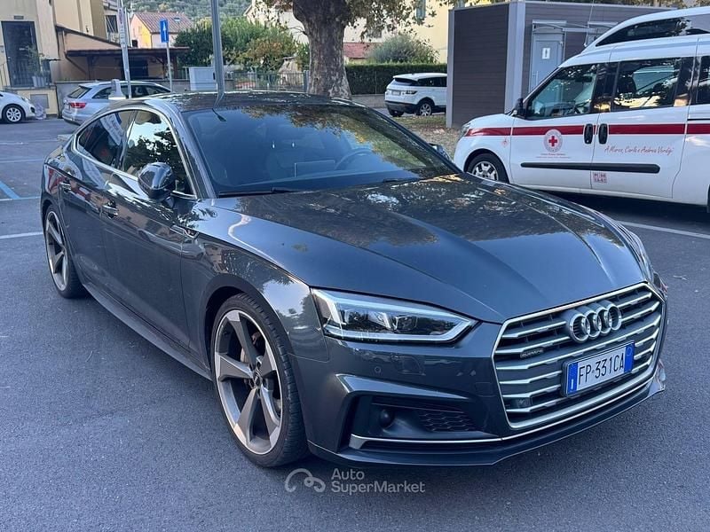 Usata Audi A5 Sportback S-Line 190 CV (139 kW) 2018 Gray Utilitaria