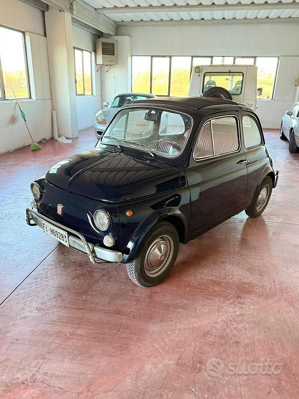 Usata Fiat 500 1970 Blu Utilitaria