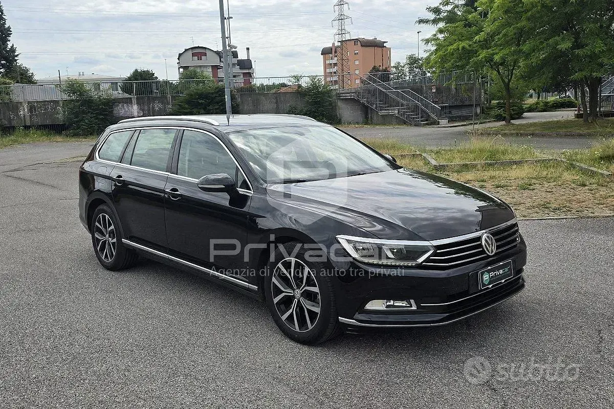 Usata VW Passat Business 150 CV (110 kW) 2015 Nero Station wagon