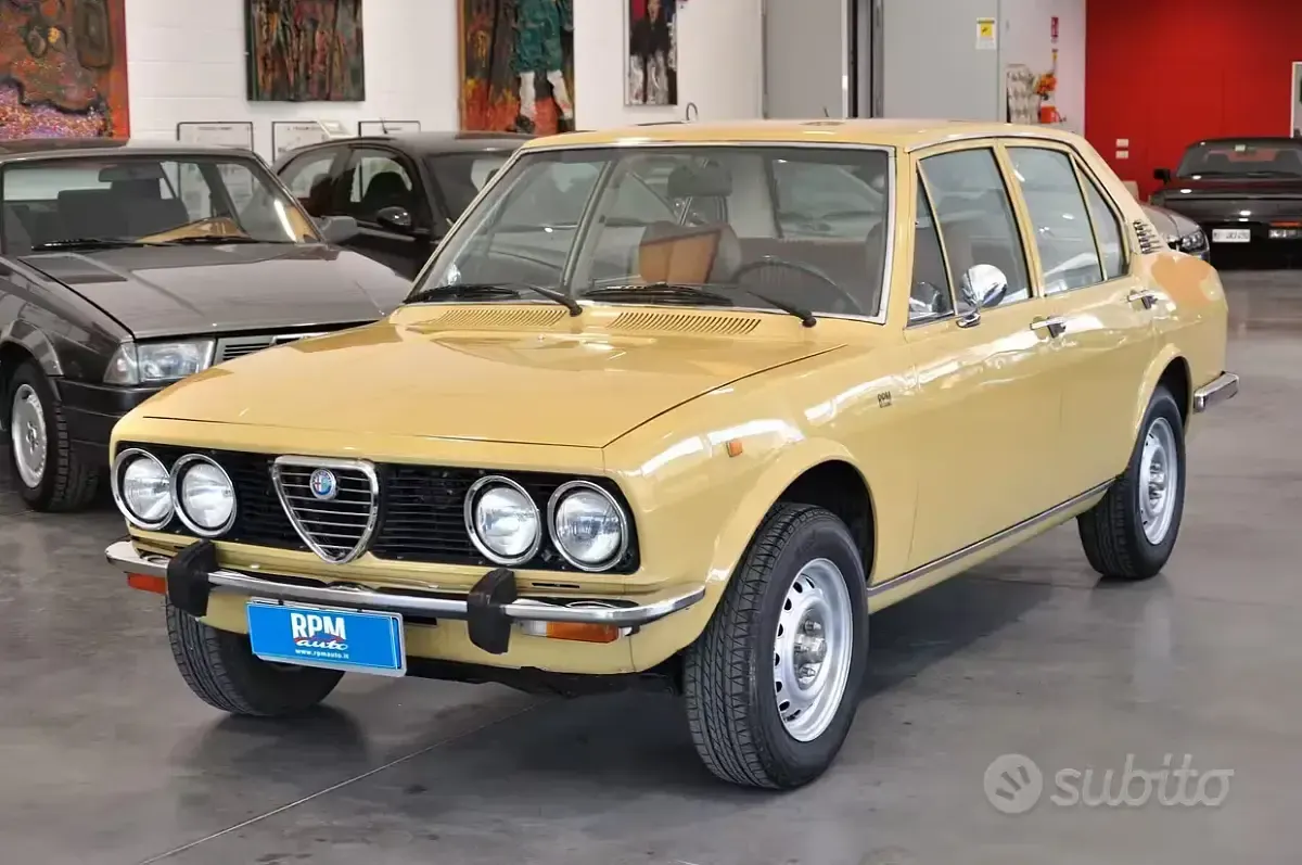 Usata Alfa Romeo Alfetta 118 CV (86 kW) 1970 Giallo Berlina