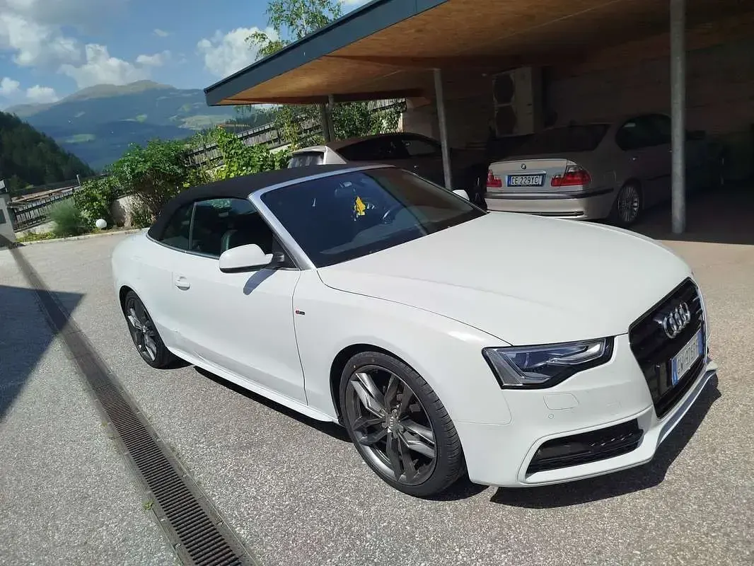 Usata Audi A5 Cabriolet 150 CV (110 kW) 2015 Bianco Cabrio