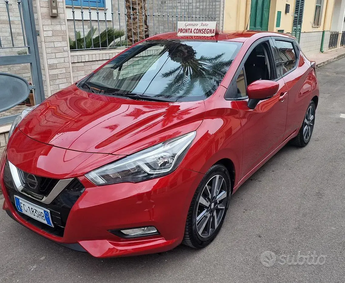 Second-hand Nissan Micra N-Connecta 90 CP (66 kW) 2017 Roșu Hatchback