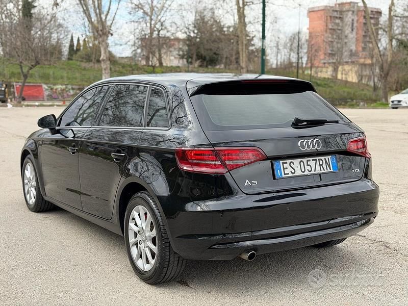 Usata Audi A3 105 CV (77 kW) 2013 Nero Berlina