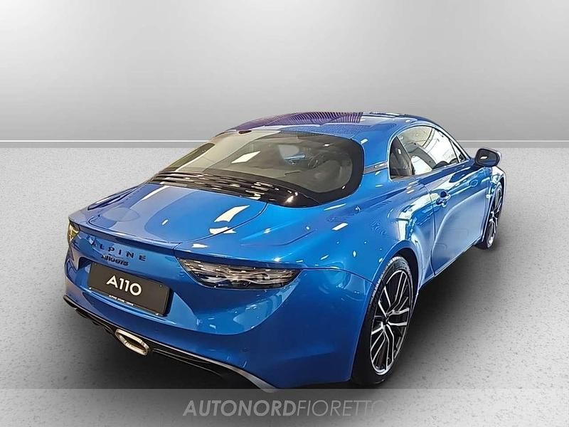 Nuova Alpine A110 300 CV (220 kW) 2025 Blu/azzurroarmonia interna nera e carbonio Coupé