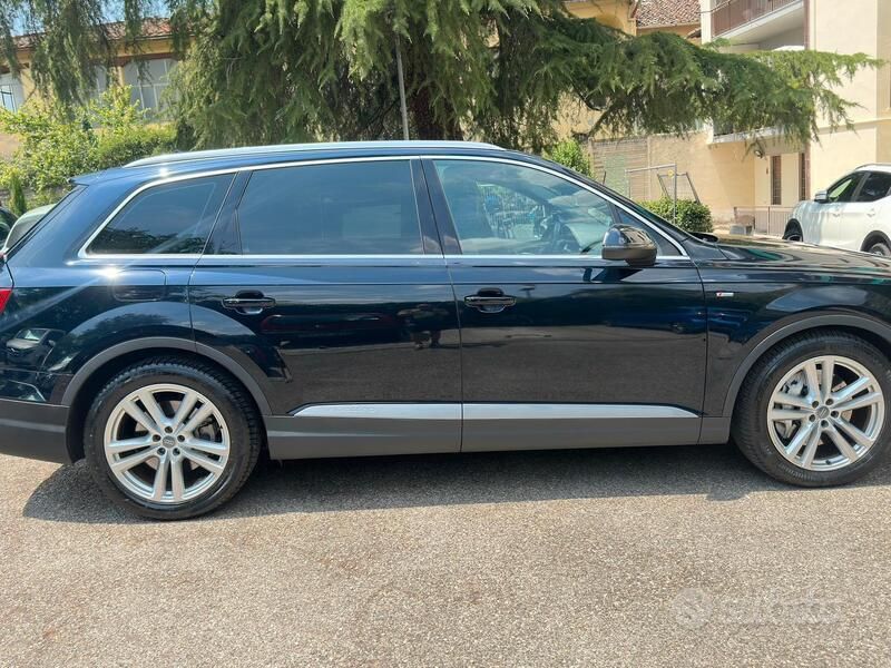 Usata Audi Q7 S-Line 272 CV (200 kW) 2015 Blu SUV