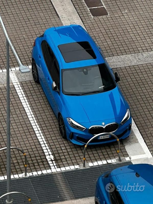 Usata BMW M135 2020 Blu Utilitaria