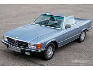 Usata Mercedes SL380 218 CV (160 kW) 1984 Blu Cabrio