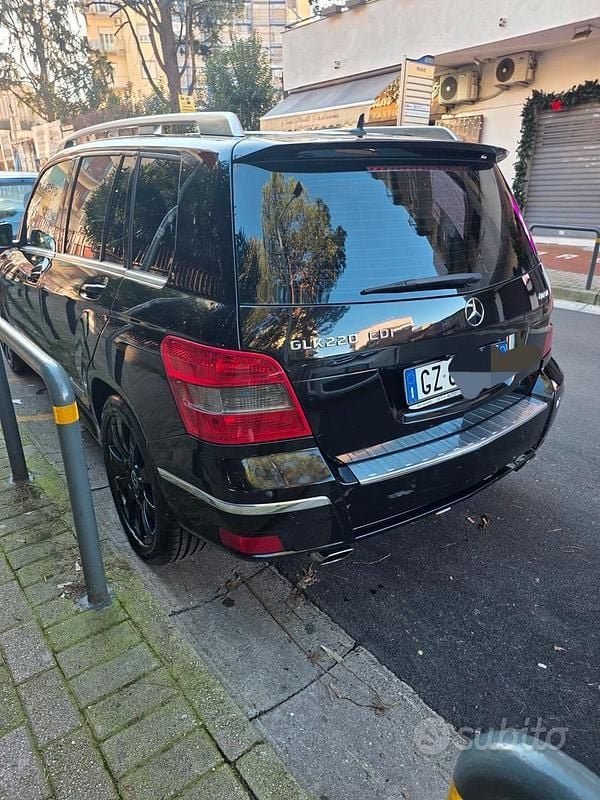 Usata Mercedes GLK220 170 CV (125 kW) 2012 Nero SUV