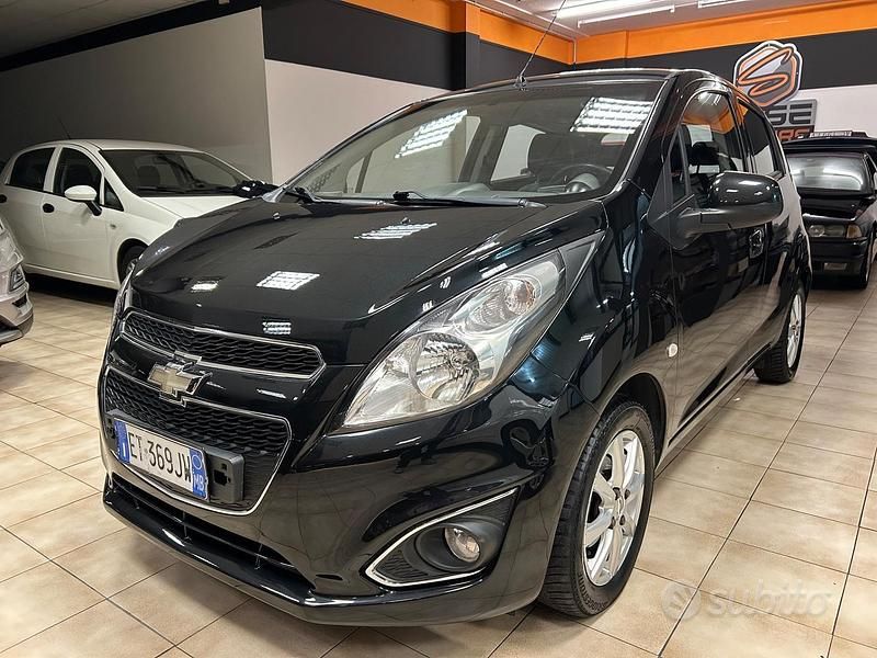 Begagnad Chevrolet Spark LT 68 HK (50 kW) 2014 Svart Halvkombi