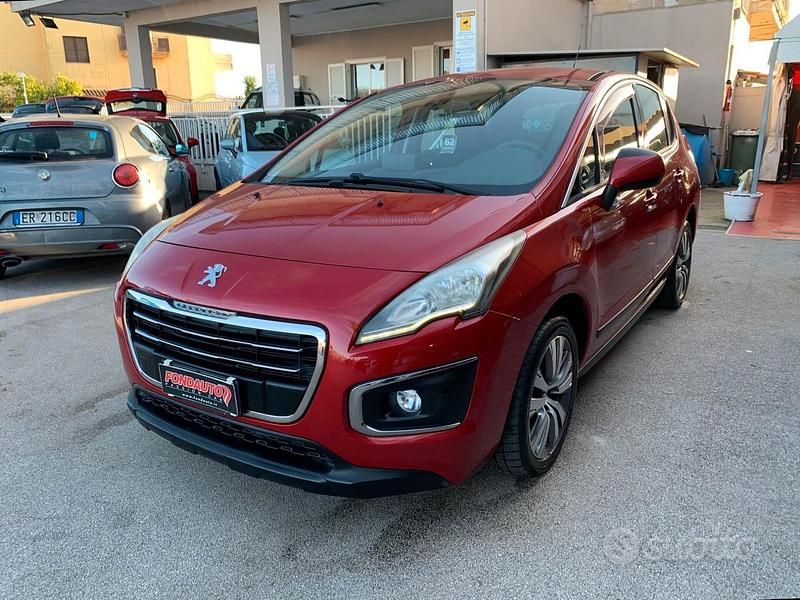 Usata Peugeot 3008 Allure 115 CV (84 kW) 2014 Rosso Station wagon