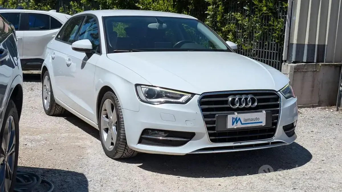 Usata Audi A3 150 CV (110 kW) 2014 Bianco Berlina