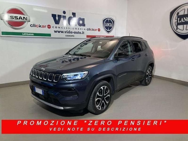 Blu / metallizzato Usata 2022 Jeep Compass Limited SUV | 22.800 € (Ottimo prezzo) - Immagine 1/4