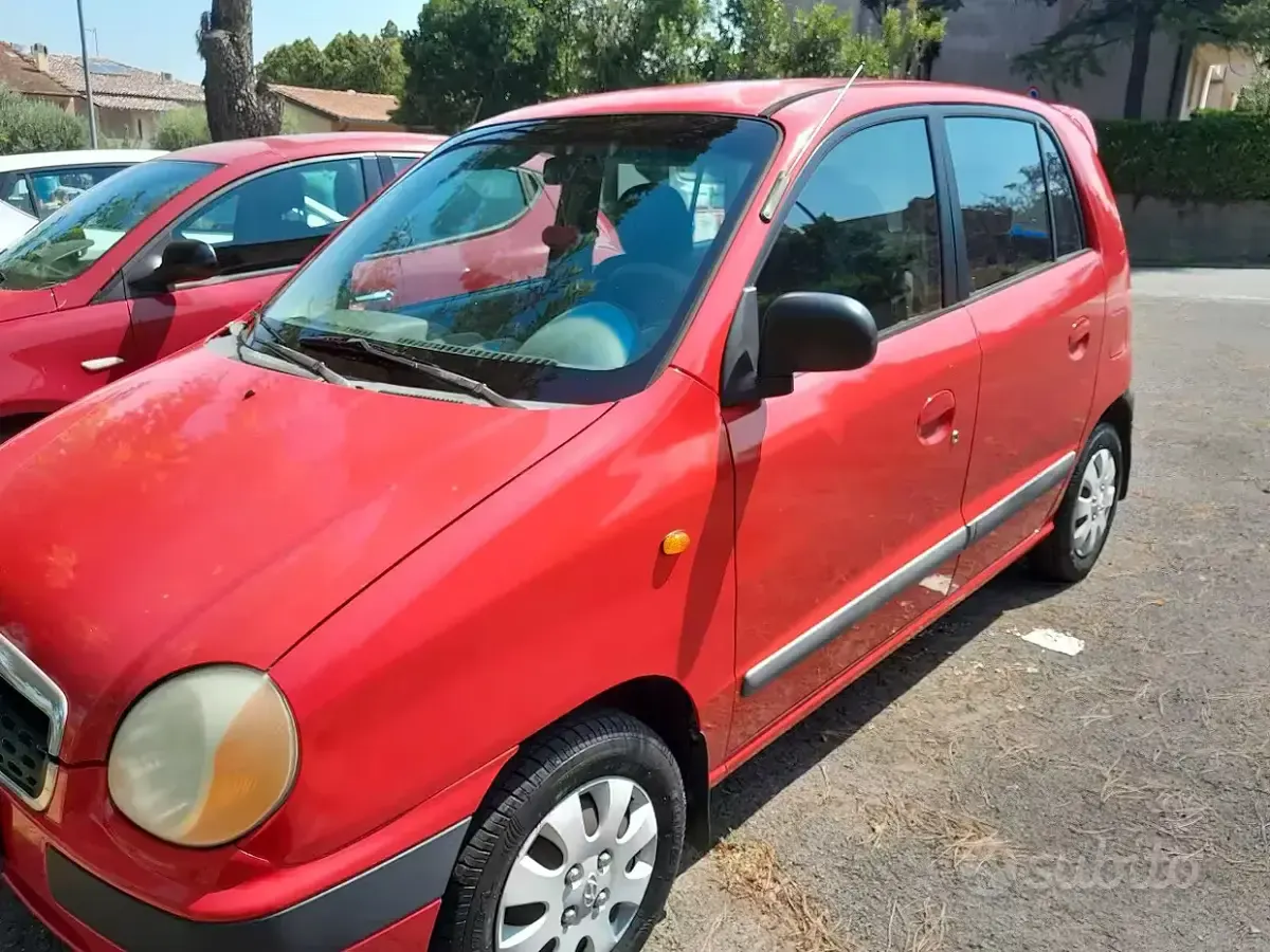 Usata Hyundai Atos Prime 2001 Rosso Utilitaria