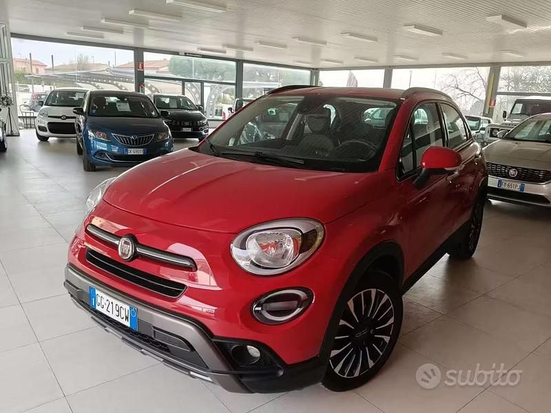 Usata Fiat 500 Cross 121 CV (88 kW) 2021 Rosso Monovolume