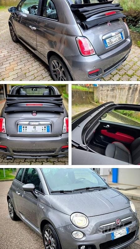Usata Fiat 500C Sport 2015 Grigio Cabrio