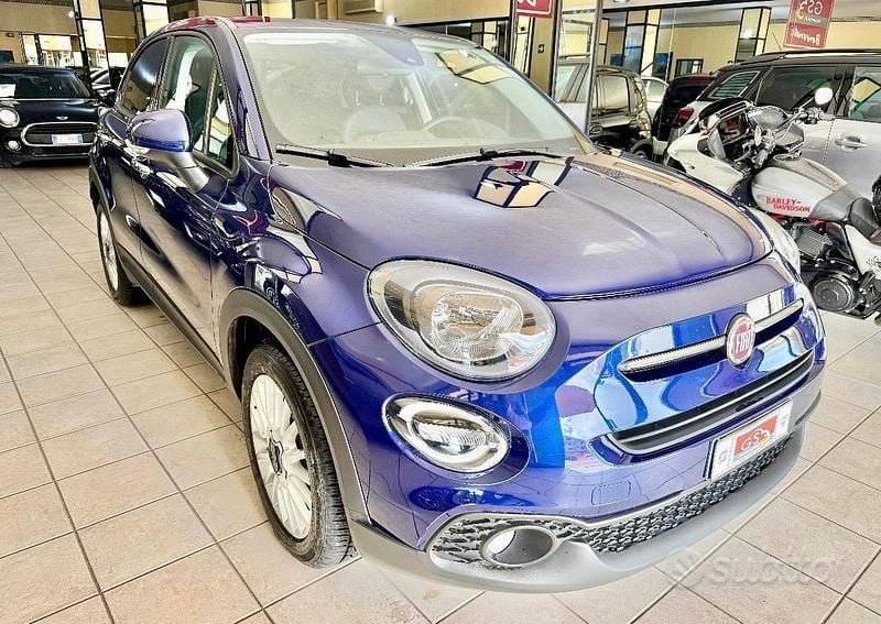 Usata Fiat 500X Connect 130 CV (95 kW) 2022 Blu SUV