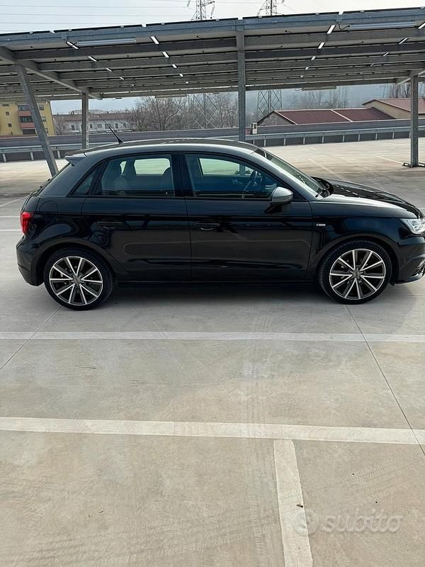Usata Audi A1 Sportback S-Line 90 CV (66 kW) 2017 Nero Utilitaria