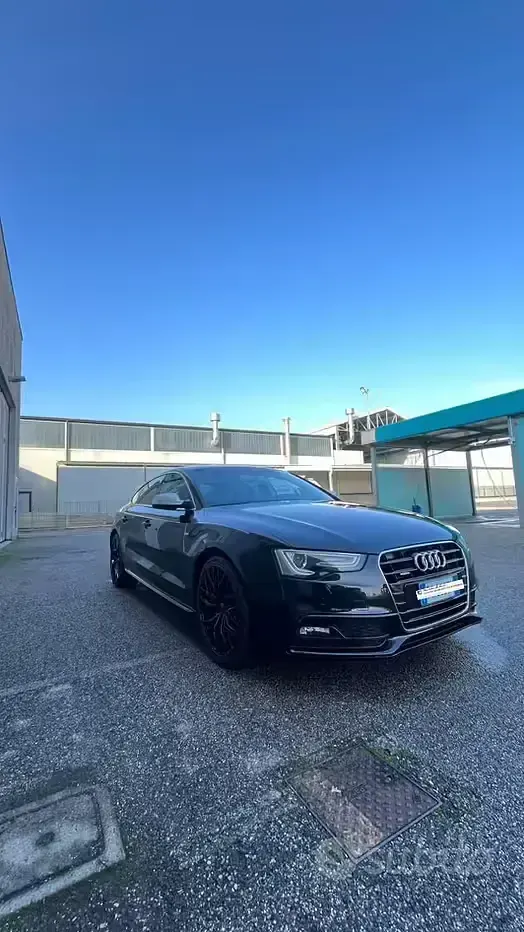 Usata Audi A5 Sportback S-Line 190 CV (139 kW) 2016 Nero Utilitaria