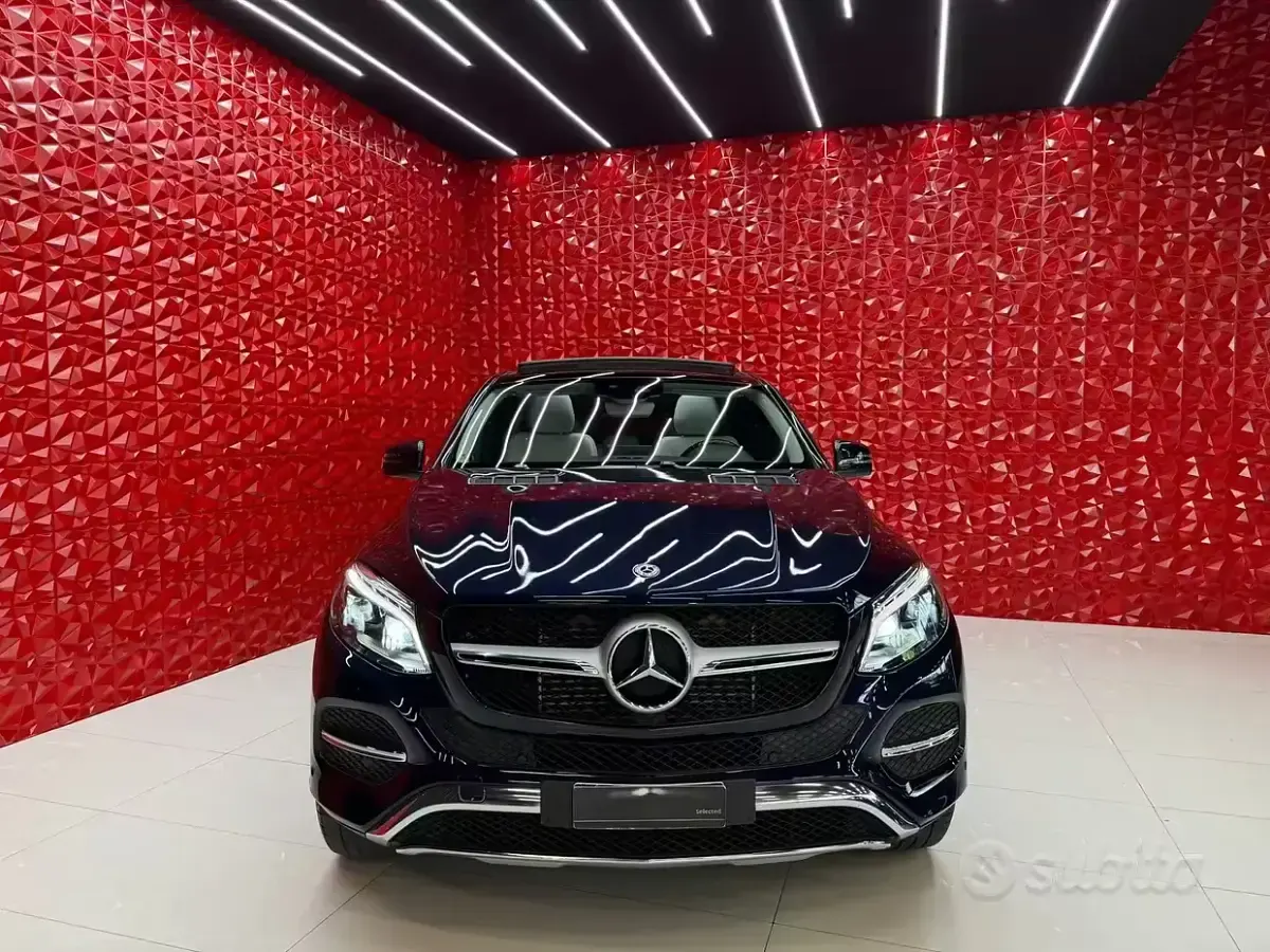 Usata Mercedes GLE350 Premium Plus 258 CV (189 kW) 2019 Blu Coupé