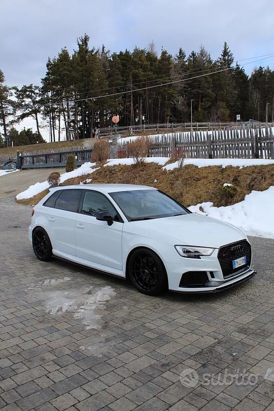 Usata Audi RS3 400 CV (294 kW) 2017 Bianco Berlina